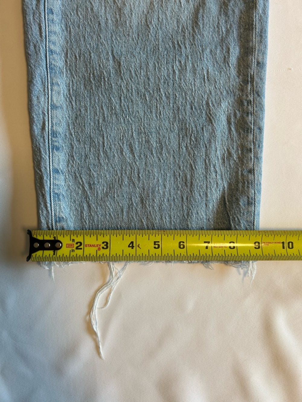 Madewell curvy perfect vintage wide leg crop jeans size 28 light wash high rise - Picture 12 of 13
